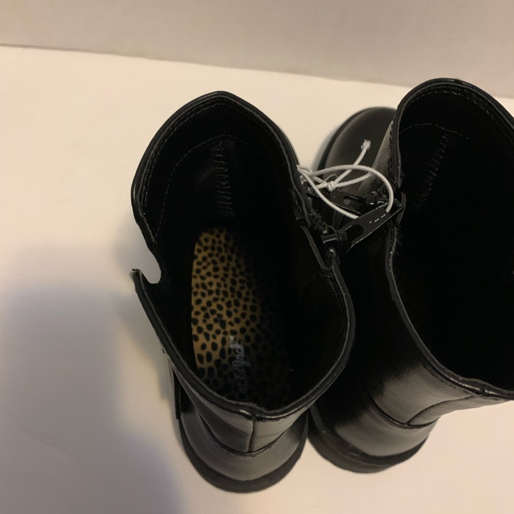 Cat & Jack girls Alessandra Black Boots - Picture 3 of 6